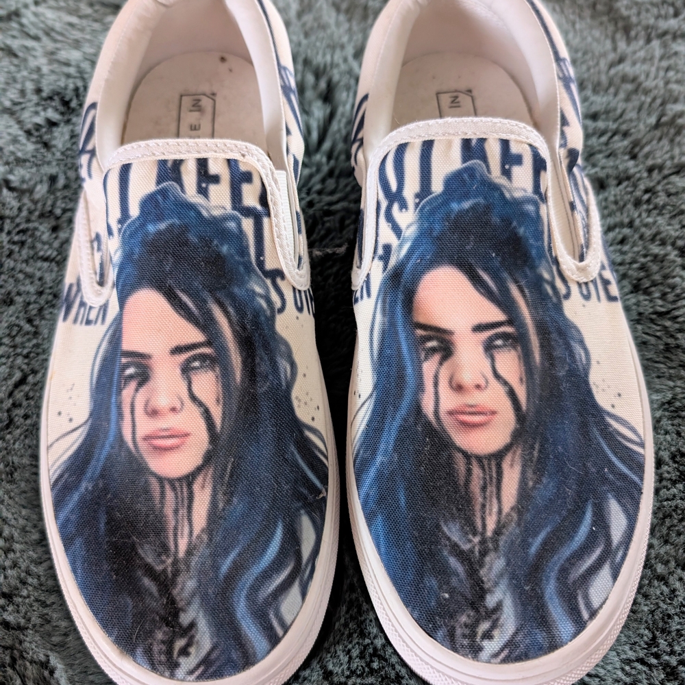 Billie Eilish Slip On Shoes